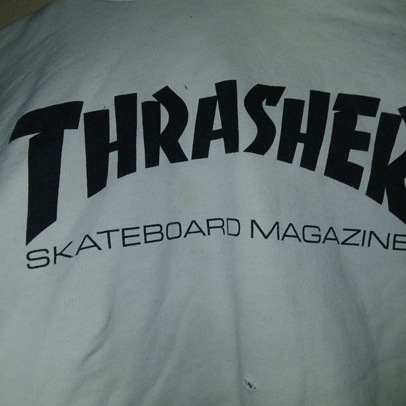 Thrasher White Hoodie - Picture 2 of 6